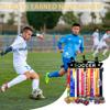 Goutoports Soccer Medal Display Hanger - Sport Award Ribbon Plaques Holder Rack for Wall Mount - Black Steel Metal Holder with 12 Hooks Hold Up 60 Medals Easy to Install view 3