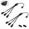 1-to-3 ARGB Splitter Cable, 5V 3-pin to JST SM 3Pin Male Adapter Cable, 5V 3-Pin Digital Addressable RGB Splitter Cable, 1 to 3 Male ARGB Cable, 11.8 Inches, 2-Pack view 2