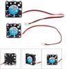 11300RPM CPU Cooling Fan 2507 0.2A 25mm for Brushless Sleeve Bearing Temperature Control Cooler Fans 2Pin view 2