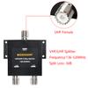 MOOKEERF 2 Way Splitter UHF Female (SO239) Connector 50 Ohm VHF/UHF Splitter for 136/520MHz Two Way/Amateur/Ham/CB Radio (NOT for TV) view 2
