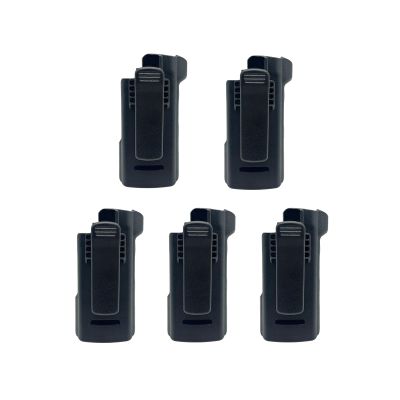 5 Pack PMLN5709A PMLN5709 PMLN7901A PMLN7901 Plastic Holster Universal Carry Holder Case for APX6000 APX8000 Portable Radios with 3" Belt Clip