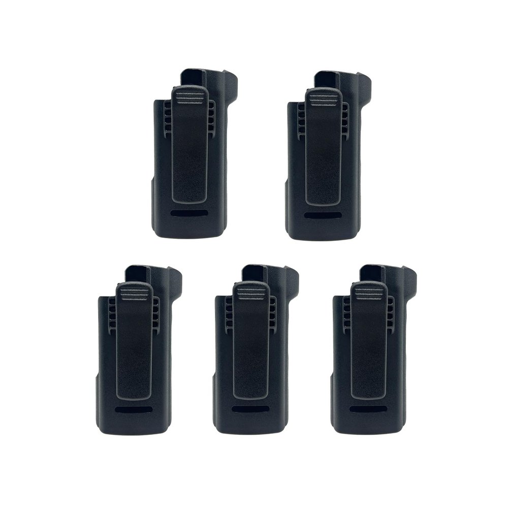 5 Pack PMLN5709A PMLN5709 PMLN7901A PMLN7901 Plastic Holster Universal Carry Holder Case for APX6000 APX8000 Portable Radios with 3" Belt Clip
