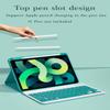 KMXDD Keyboard Case Mouse Compatible with iPad Air 11 inch M2/ iPad Air 5th 4th Generation 10.9, iPad Pro 11" 4th 3rd 2nd 1st Gen Keyboard Case Color Keys Removable Keyboard (Mint Green) view 2