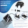 K00-00118-01 Transducer Bracket Transom Mount Kit Replacement for Garmin XDCR 200/50 kHz Dual Frequency Transducer f/010-10272-00 view 4