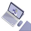 KMXDD Keyboard Case Mouse Compatible with iPad 9th 8th 7th Generation 10.2 inch iPad Air 3rd Gen iPad Pro 10.5 inch Keyboard Case Color Keys Removable Keyboard (Purple) view 1
