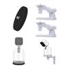 Wall Mount and Magnet Camera Mount Magnetic Compatible with Blink Mini Pan-Tilt Camera, 2 Pack Adjustable Angles Bracket 180 Degree Rotation view 1