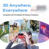 KanDao QooCam EGO - Viewer-Integrated 3D VR Camera, 24MP/8K Photos/4K 60FPS Videos Stereoscopic 3D Instant Display Camera, Compatible on VR Headsets/AR Glasses/Projectors, Charging Kit view 2