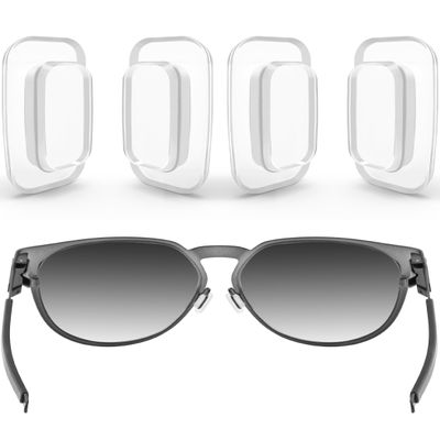 ToughAsNails 2 Pairs Clear Replacement Nose Pads Pieces for Oakley Cartridge Sunglasses