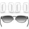 ToughAsNails 2 Pairs Clear Replacement Nose Pads Pieces for Oakley Cartridge Sunglasses view 1