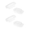 ToughAsNails 2 Pairs Clear Replacement Nose Pads Pieces for Oakley Cartridge Sunglasses view 2