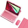KMXDD Keyboard Case Mouse Compatible with iPad Air 11 inch M2/ iPad Air 5th 4th Generation 10.9, iPad Pro 11" 4th 3rd 2nd 1st Gen Keyboard Case Color Keys Removable Keyboard (Begonia Red) view 1