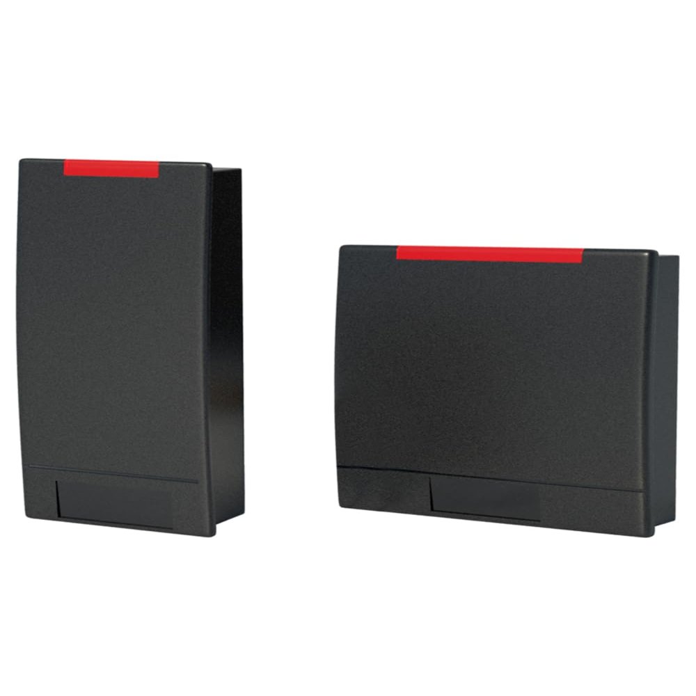 RFHID Wiegand Card Reader RS232 Reading Head Door Swipe System Compatible with Card Readers (Square, Wiegand Format)