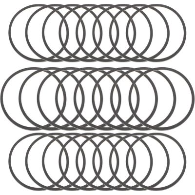 VICASKY 50pcs Square Cassette Recorder Belts for Repair Durable Replacement for Smooth Rotation Tape Recorders and DVD Drives Easy Install Thickness for Various Models