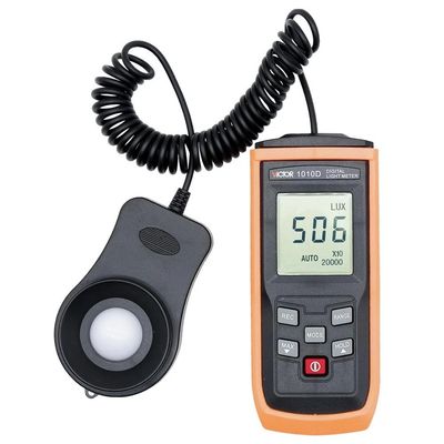 RuoShui 1010D Digital Light Meter Max 200,000Lux Luxmeter Luminance Lux Fc Test Illuminometers Photometer Auto LCD Illuminometer