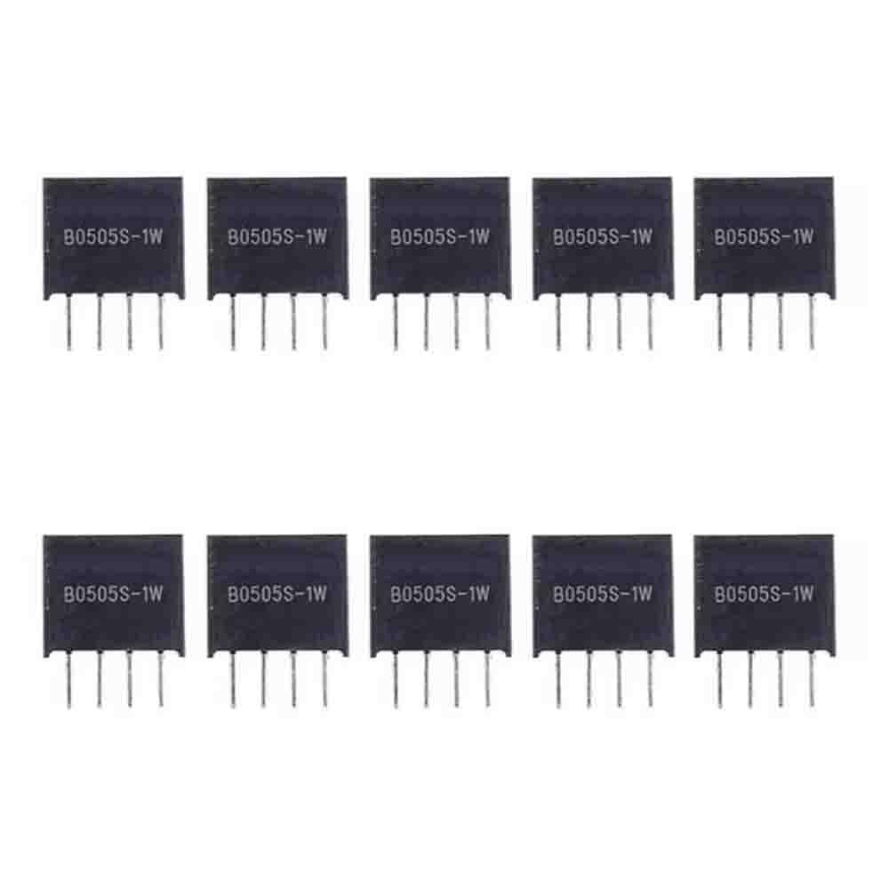 10pcs B0505S-1W 5V to 5V Converter DC DC Power Module Converter 1000V DC Isolation