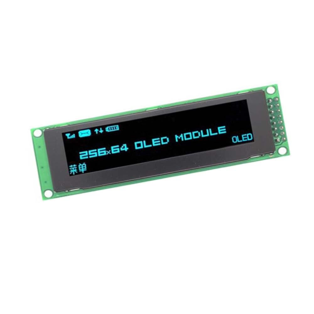 2.8 Inch 256 x 64 OLED Display Dots Graphic LCD Display Screen Module LCM SSD1322 Controller Support SPI (Blue)