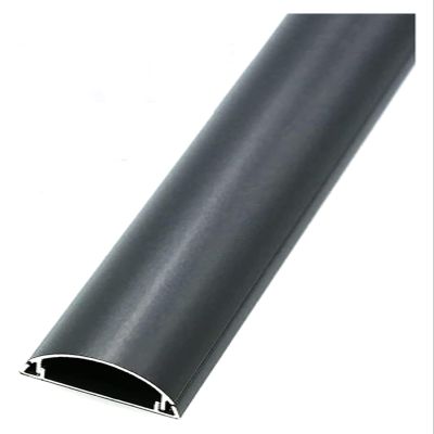 RONGQI Cable Covers for Wires Wall, Cord Covers Hider for Floor Wall Mounted Tv Self Adhesive, Wire Management/Cable Organizer Concealer for Under Desk (Color : Gray, Size : No. 5)