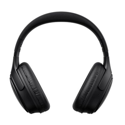 NONCHI Wireless Over Ear Bluetooth Headphones with Built-in Mic, Active Noise Cancelling Headphones, HiFi Stereo Foldable Lightweight Headset, 55H Playtime, Deep Bass, for PC Home Travel Office,Black