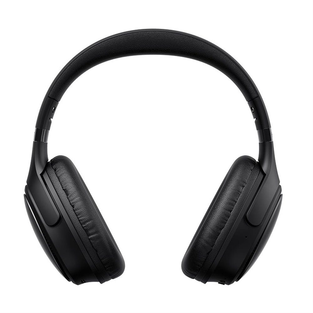 NONCHI Wireless Over Ear Bluetooth Headphones with Built-in Mic, Active Noise Cancelling Headphones, HiFi Stereo Foldable Lightweight Headset, 55H Playtime, Deep Bass, for PC Home Travel Office,Black
