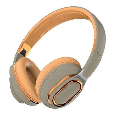 NONCHI Wireless Bluetooth 5.0 Headphones, HD Stereo Sound Over-Ear Headphones with Deep Bass, Lightweight Foldable Headphones Built-in Mic, 16H Playtime and 3 EQ Music Modes, for PC/Home,Metallic