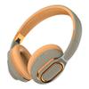 NONCHI Wireless Bluetooth 5.0 Headphones, HD Stereo Sound Over-Ear Headphones with Deep Bass, Lightweight Foldable Headphones Built-in Mic, 16H Playtime and 3 EQ Music Modes, for PC/Home,Metallic view 1