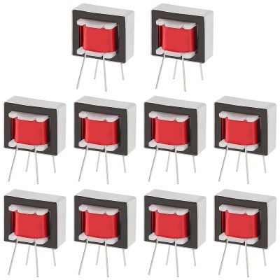 AEDIKO 10pcs EI-14 Audio Transformer High Efficiency Audio Isolation Transformers 1:1 600:600 Ohm for Voltage Amplification and Power Output