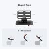 PRUVEEO Rear Camera Mount,Rearview Camera Holder Rear Window Bracket for Most Rear Camera Dash Cam D90-4CH/D90-4CH-MINI/J12 view 2