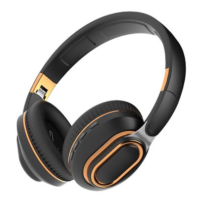 NONCHI Wireless Bluetooth 5.0 Headphones, HD Stereo Sound Over-Ear Headphones with Deep Bass, Lightweight Foldable Headphones Built-in Mic, 16H Playtime and 3 EQ Music Modes, for PC/Home,Black