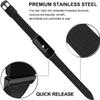 TUV PLNT Bands Compatible with Inspire 3 Women Men, Leather Accessories Strap Wrist Band Compatible with Inspire 3 (Inspire 3, Black/Black) view 4