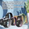 Watch Strap 2 in 1 Elastic Braided Nylon Sport Watch Strap Replacement Watch Band Accessory for Tomtom Runner3 (Matte Black) view 3