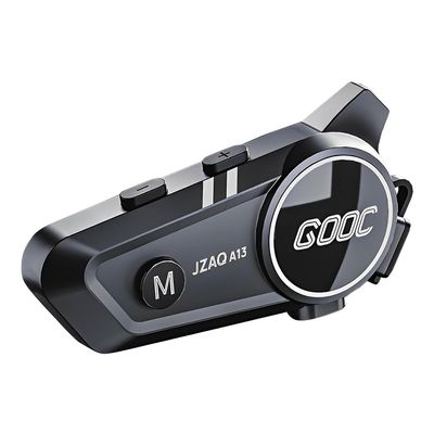 JZAQ Bluetooth Helmet Speakers & Intercom - 2 Rider Noise Cancellation Communication System for Motorcycle, Ski, Cycling & Sports