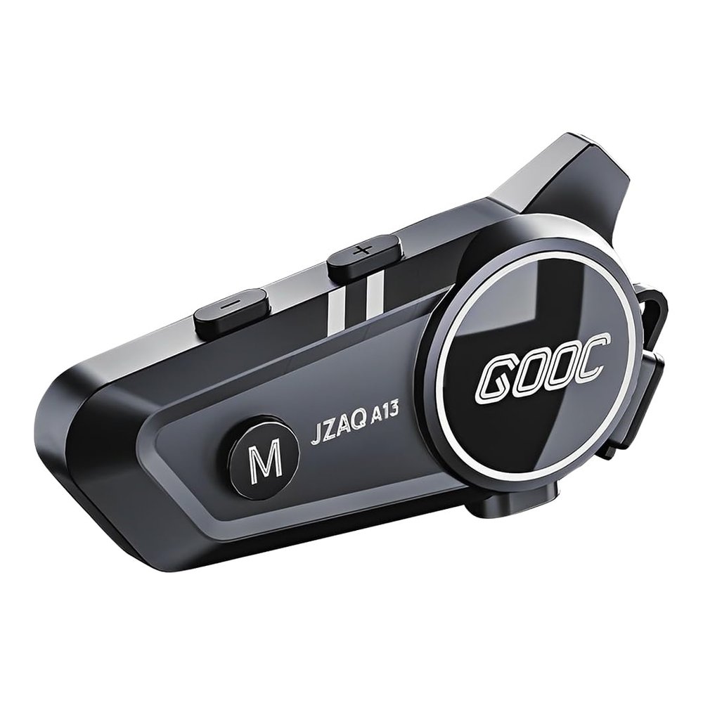 JZAQ Bluetooth Helmet Speakers & Intercom - 2 Rider Noise Cancellation Communication System for Motorcycle, Ski, Cycling & Sports