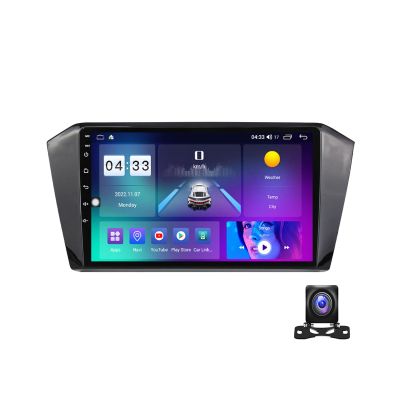 Double Din Car Navigation Stereo 9 Inch Car Radio Touch Screen MP5 Player for Volkswagen Passat Magotan B8 with 720P Backup Camera/GPS/Bluetooth/FM Radio/SWC/Mirror Link/Carplay/Auto,M300s