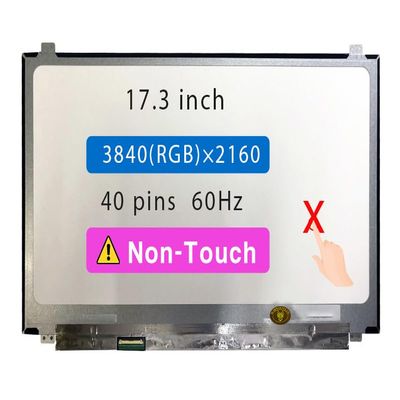 17.3" Screen Replacement for Acer Predator 17 G9-793-75DS LCD Display Panel 40 pin (UHD 3840 * 2160 Non-Touch)