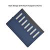 2023 Laptop Case Cover for 14-inch Lenovo IdeaPad Flex 5 14ALC7 14IAU7 14IRU8 14ABR8 Notebook Sleeve,PU Leather 2 in 1 Laptop Protective Bag with Pen Holder and Heat Dissipation Hole (Dark Blue) view 3