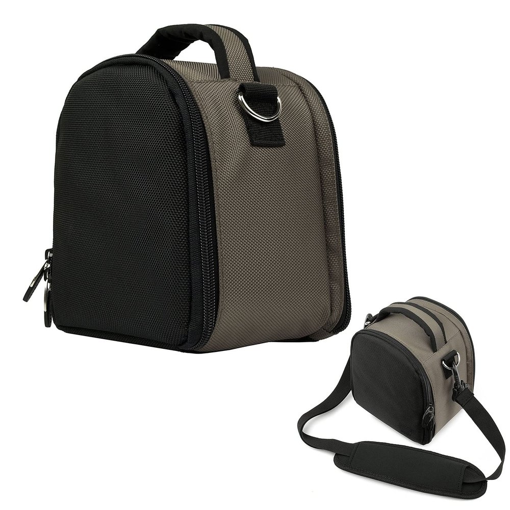Protective Camera Bag All-Weather Cover for Digital Point and Shoot Camera, VETEK/VJIANGER/Canon Powershot SX540 SX530 SX60/Nikon Coolpix, Adjustable Shoulder Strap, Well Padded Bag