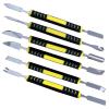 6 Pieces Metal Spudger Set Dual Ends Opening Pry Tool Repair Tools Kit for Laptop Cell Phone Tablet MP3 view 1