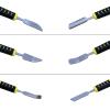 6 Pieces Metal Spudger Set Dual Ends Opening Pry Tool Repair Tools Kit for Laptop Cell Phone Tablet MP3 view 2
