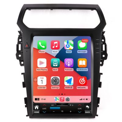 CZSWCH Android 12 Stereo for Ford Explorer (2011-2019) 12.1 Inch Octa Core 4G+64G Built-in Carplay/Android Auto/DSP Free AHD Camera