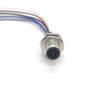 M12 5 Pin Male Connector Cable, A Coded Straight Back Mount Cable Waterproof Male Aviation Socket UnShielded Electrical Cable IP67 Sensor Receptacle0.5Meter view 1