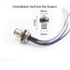 M12 5 Pin Male Connector Cable, A Coded Straight Back Mount Cable Waterproof Male Aviation Socket UnShielded Electrical Cable IP67 Sensor Receptacle0.5Meter view 2