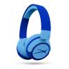 Altec Lansing Kid Safe 2-in-1 Wireless Bluetooth Headphones - Crystal Clear Sound, Safe Volume Limiting, Foldable Design - Enjoy Audio and Protect Your Child's Hearing (Hero Blue) view 1