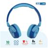 Altec Lansing Kid Safe 2-in-1 Wireless Bluetooth Headphones - Crystal Clear Sound, Safe Volume Limiting, Foldable Design - Enjoy Audio and Protect Your Child's Hearing (Hero Blue) view 2