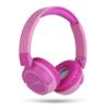 Altec Lansing Kid Safe 2-in-1 Wireless Bluetooth Headphones - Crystal Clear Sound, Safe Volume Limiting, Foldable Design - Enjoy Audio and Protect Your Child's Hearing (Princess Pink) view 1