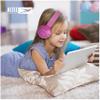 Altec Lansing Kid Safe 2-in-1 Wireless Bluetooth Headphones - Crystal Clear Sound, Safe Volume Limiting, Foldable Design - Enjoy Audio and Protect Your Child's Hearing (Princess Pink) view 3