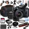 Canon 4000D (EOS Rebel T100) DSLR Camera w/EF-S 18-55mm F/3.5-5.6 Zoom Lens + 128GB Memory Card, Case, Hood, Tripod, Grip-Pod, Filter, Professional Photo Bundle(24pc) (Renewed) view 1