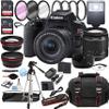 Canon EOS Rebel SL3 DSLR Camera w/EF-S 18-55mm F/4-5.6 is STM Zoom Lens + 128GB Memory + Case + Tripod + Filters (36pc Bundle) (Renewed) view 1
