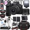 Canon EOS R50 Mirrorless Digital Camera with RF-S 18-45mm f/4.5-6.3 is STM Lens + 128GB Memory + Case + Tripod + Filters (38pc Bundle) (Renewed) view 1