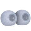 Ion Geode Rock Speakers (Pair) Solar Rechargeable Rock Speakers with Wireless Stereo-Link (Renewed) view 2