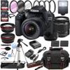 Canon EOS 2000D (Rebel T7) DSLR Camera w/EF-S 18-55mm F/3.5-5.6 Zoom Lens + 128GB Memory + Case + Tripod + Filters (36pc Bundle) (Renewed) view 1